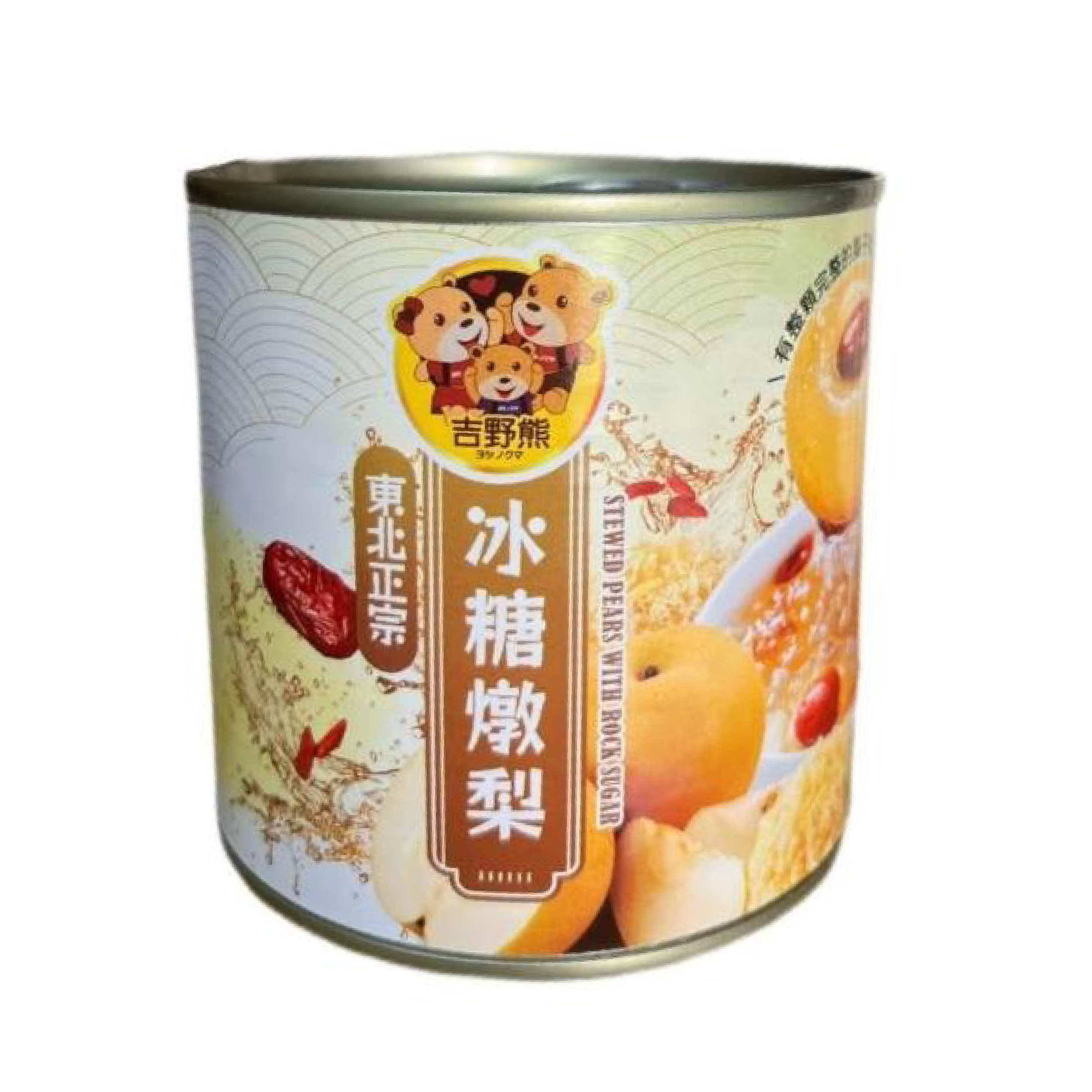 纖享樂 冰糖燉梨易開罐頭 雪梨、銀耳與冰糖細緻燉煮,清甜順口、潤而不膩,開罐就能享受最純粹的滋味。產品圖