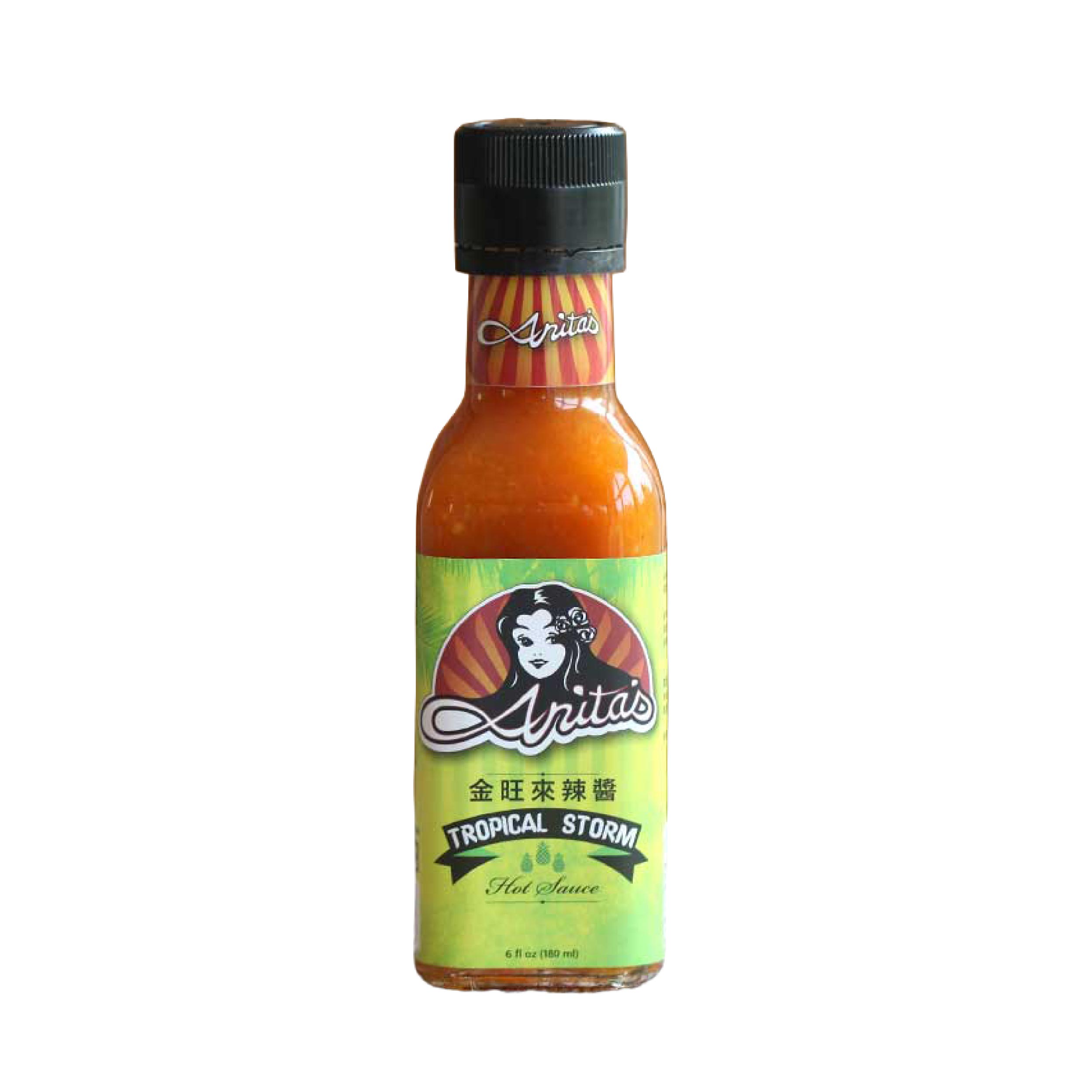 Anita's hot sauce 金旺來土鳳梨辣醬 台東在地土鳳梨搭配朝天椒,佐以雙薑與米醋,酸甜交織、辛香開胃,呈現台灣在地的獨特小辣風味產品圖